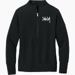 WAYNFLETE SCHOOL FLYERS Mercer+Mettle Women's Linear Texture 1/4-Zip Front Thumbnail