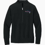 Johnson Atom Smashers <span class="pdp-name-mascot">Sol C. Johnson Atom Smashers</span> Mercer+Mettle Women's Linear Texture 1/4-Zip Front Thumbnail