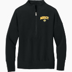 Mercy High School Tigers Online Store Mercer+Mettle Women's Linear Texture 1/4-Zip Front Thumbnail