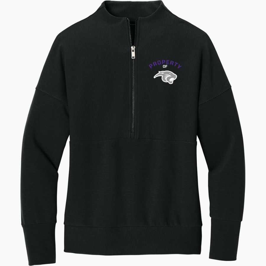 Glencoe-Silver Lake Panthers <span class="pdp-name-mascot">Glencoe Silver-Lake Panthers</span> Mercer+Mettle Women's Linear Texture 1/4-Zip