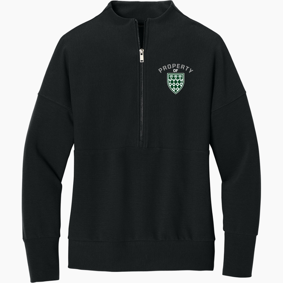 WAYNFLETE SCHOOL FLYERS <span class="pdp-name-mascot">WAYNFLETE FLYERS</span> Mercer+Mettle Women's Linear Texture 1/4-Zip