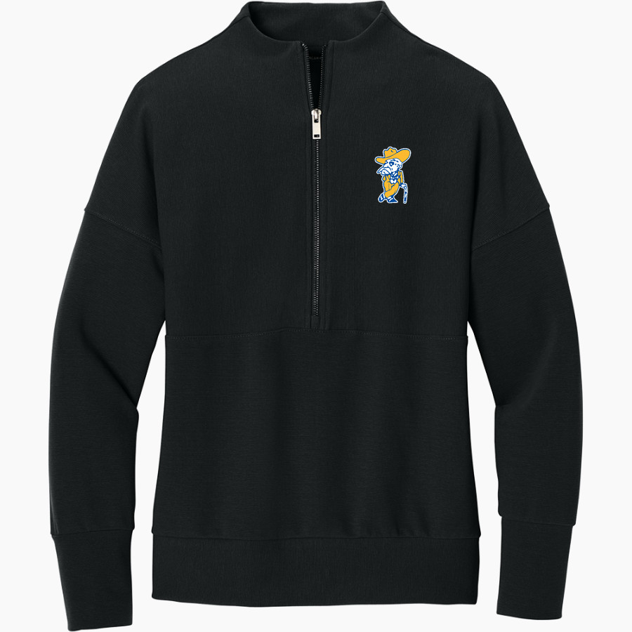 WILLIAM FLEMING HIGH SCHOOL COLONELS <span class="pdp-name-mascot">WILLIAM FLEMING COLONELS</span> Mercer+Mettle Women's Linear Texture 1/4-Zip