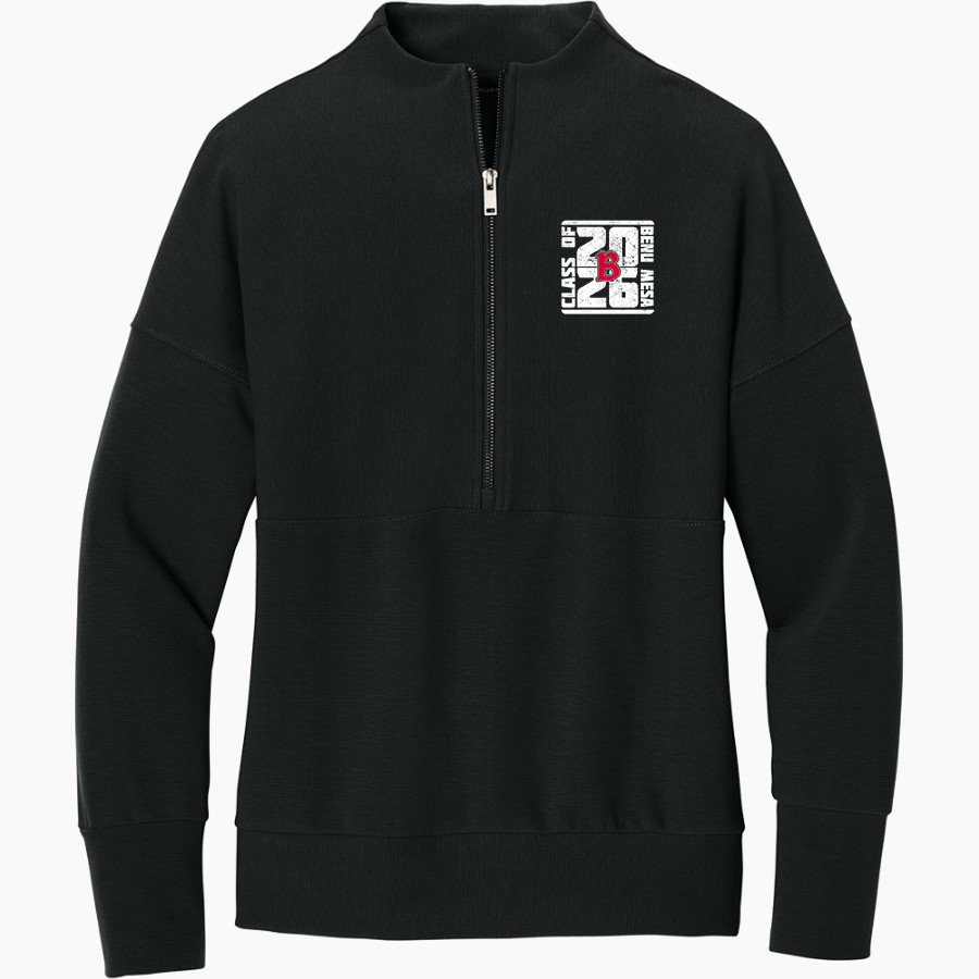Benedictine University Mesa Redhawks <span class="pdp-name-mascot">Benedictine University Redhawks</span> Mercer+Mettle Women's Linear Texture 1/4-Zip
