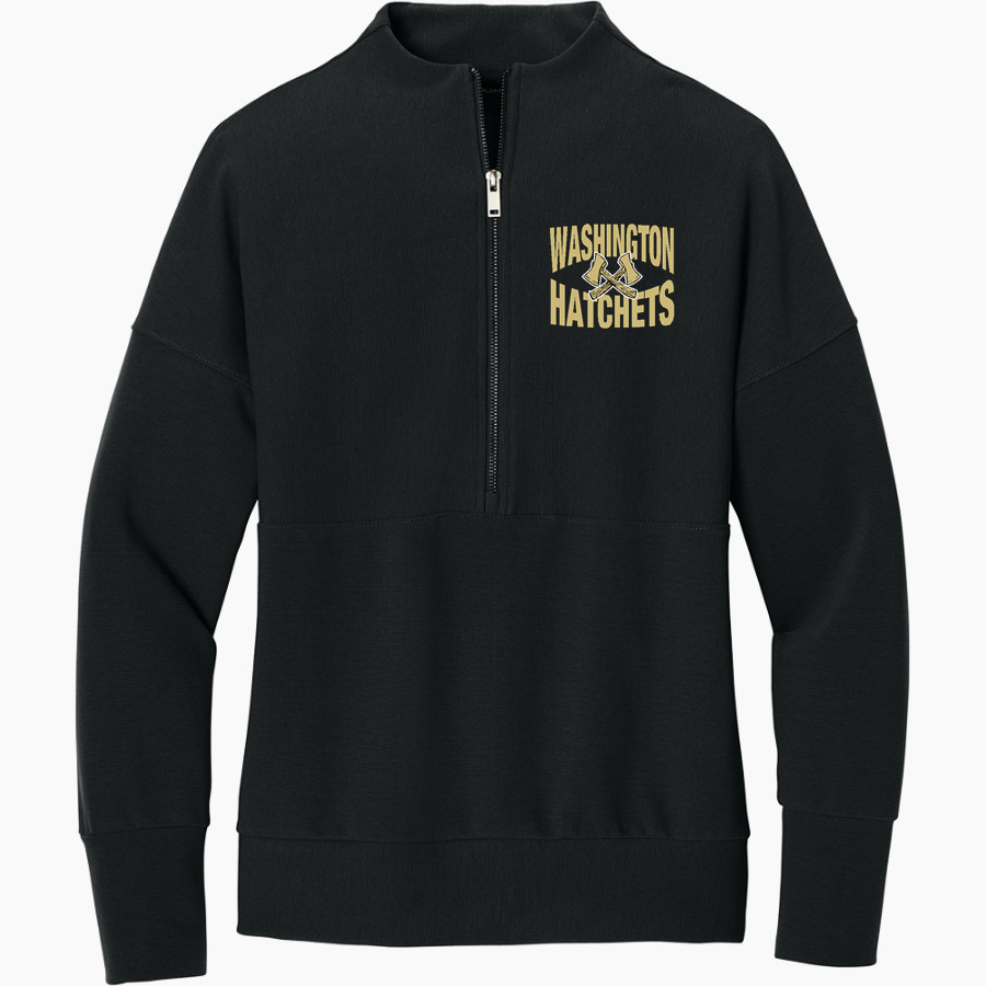 WASHINGTON HIGH SCHOOL HATCHETS <span class="pdp-name-mascot">WASHINGTON HATCHETS</span> Mercer+Mettle Women's Linear Texture 1/4-Zip