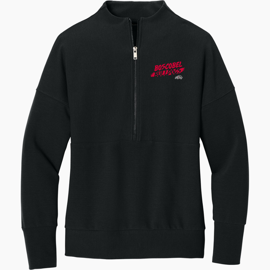 Boscobel Bulldogs <span class="pdp-name-mascot">Boscobel Bulldogs</span> Mercer+Mettle Women's Linear Texture 1/4-Zip