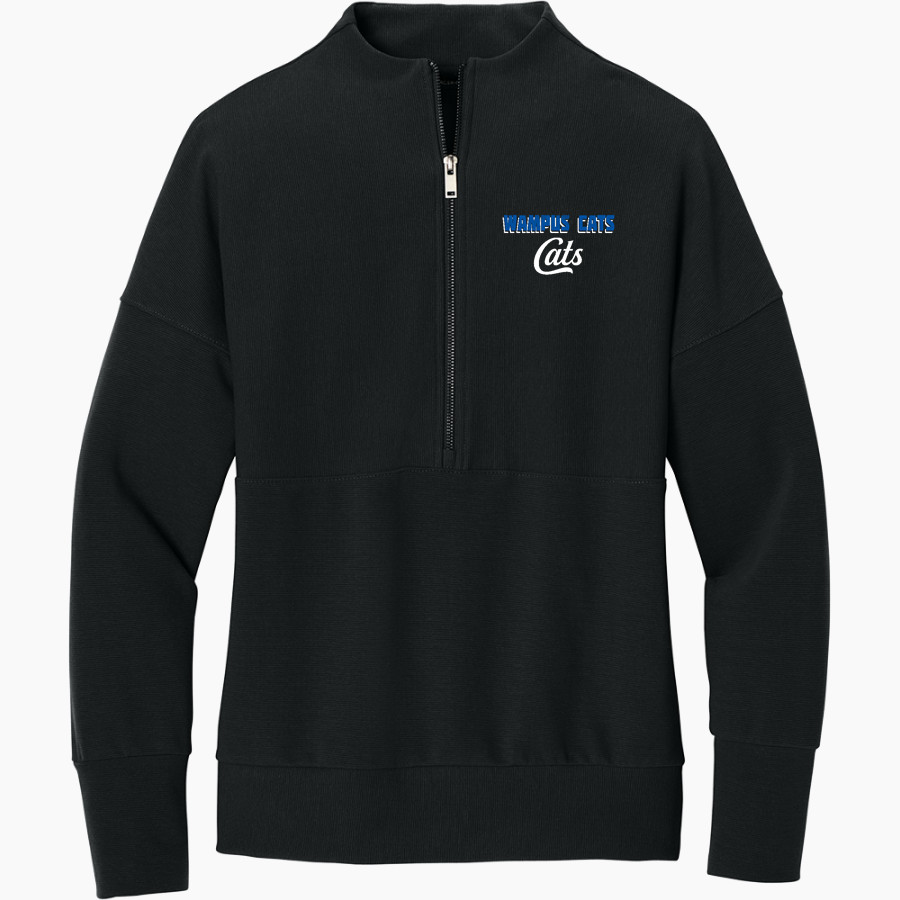 CONWAY HIGH SCHOOL-WEST CAMPUS WAMPUS CATS <span class="pdp-name-mascot">CONWAY WAMPUS CATS</span> Mercer+Mettle Women's Linear Texture 1/4-Zip