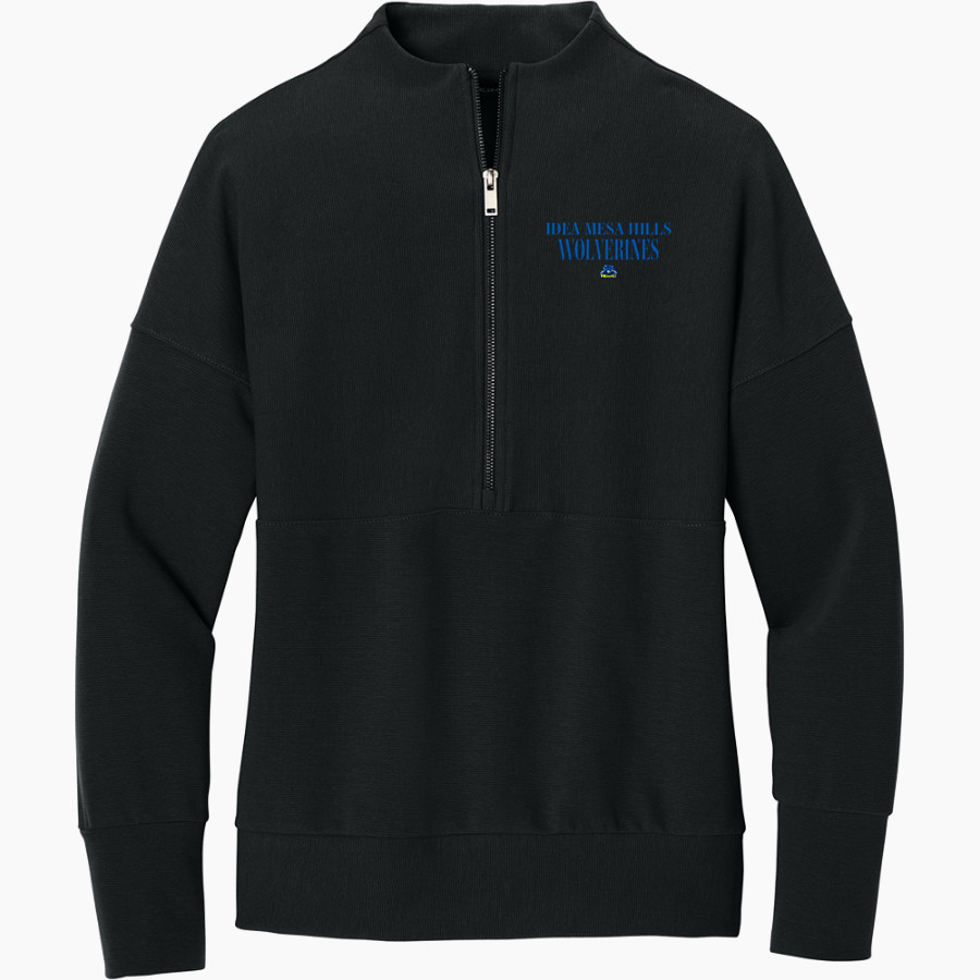 Idea Mesa Hills Wolverines <span class="pdp-name-mascot">Idea Mesa Hills Wolverines</span> Mercer+Mettle Women's Linear Texture 1/4-Zip