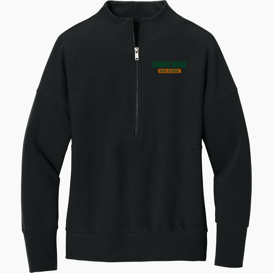CAMPO VERDE HIGH SCHOOL COYOTES <span class="pdp-name-mascot">CAMPO VERDE COYOTES</span> Mercer+Mettle Women's Linear Texture 1/4-Zip