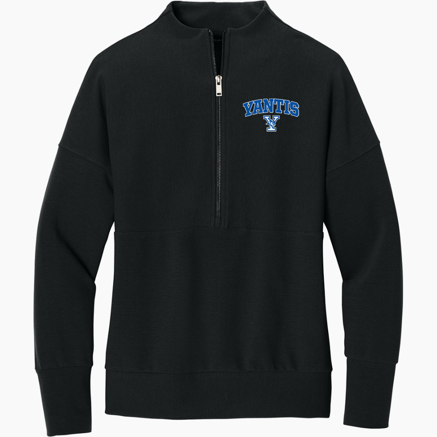 YANTIS HIGH SCHOOL OWLS <span class="pdp-name-mascot">YANTIS OWLS</span> Mercer+Mettle Women's Linear Texture 1/4-Zip