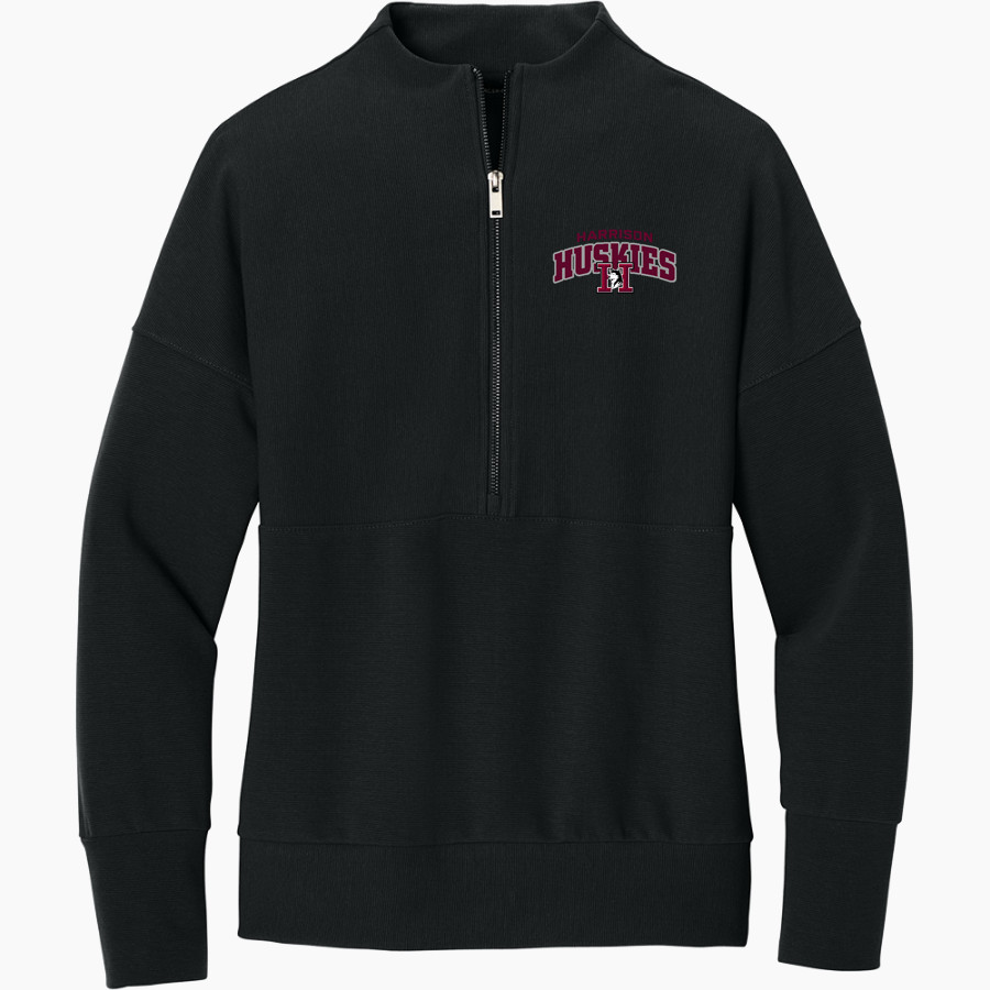 HARRISON HIGH SCHOOL HUSKIES <span class="pdp-name-mascot">HARRISON HUSKIES</span> Mercer+Mettle Women's Linear Texture 1/4-Zip