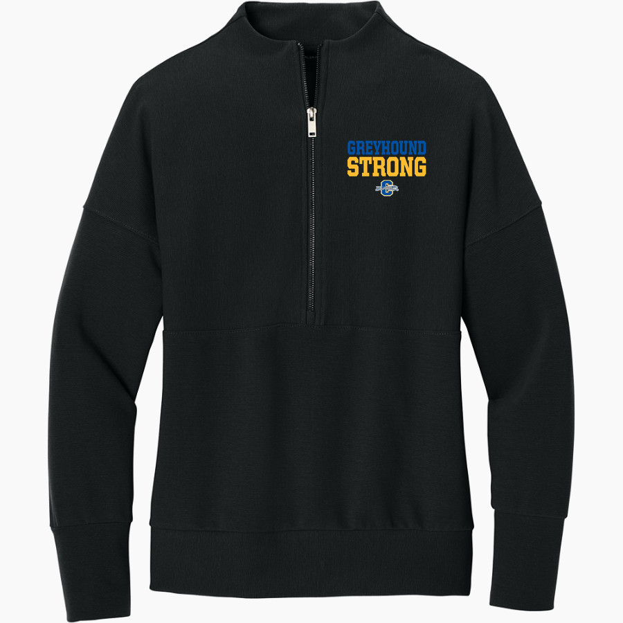 Carmel Greyhounds Greyhounds <span class="pdp-name-mascot">Carmel Greyhounds</span> Mercer+Mettle Women's Linear Texture 1/4-Zip