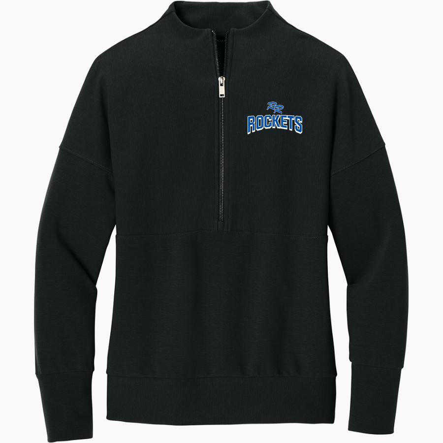 ROBINSON HIGH SCHOOL ROCKETS <span class="pdp-name-mascot">ROBINSON ROCKETS</span> Mercer+Mettle Women's Linear Texture 1/4-Zip