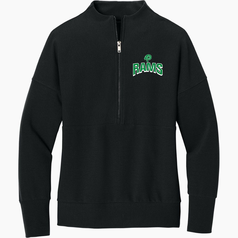 PARKSIDE HIGH SCHOOL RAMS <span class="pdp-name-mascot">PARKSIDE RAMS</span> Mercer+Mettle Women's Linear Texture 1/4-Zip