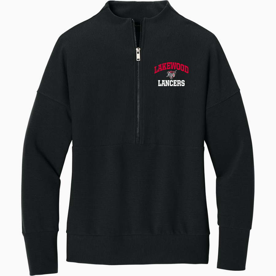 LAKEWOOD HIGH SCHOOL LANCERS <span class="pdp-name-mascot">LAKEWOOD LANCERS</span> Mercer+Mettle Women's Linear Texture 1/4-Zip
