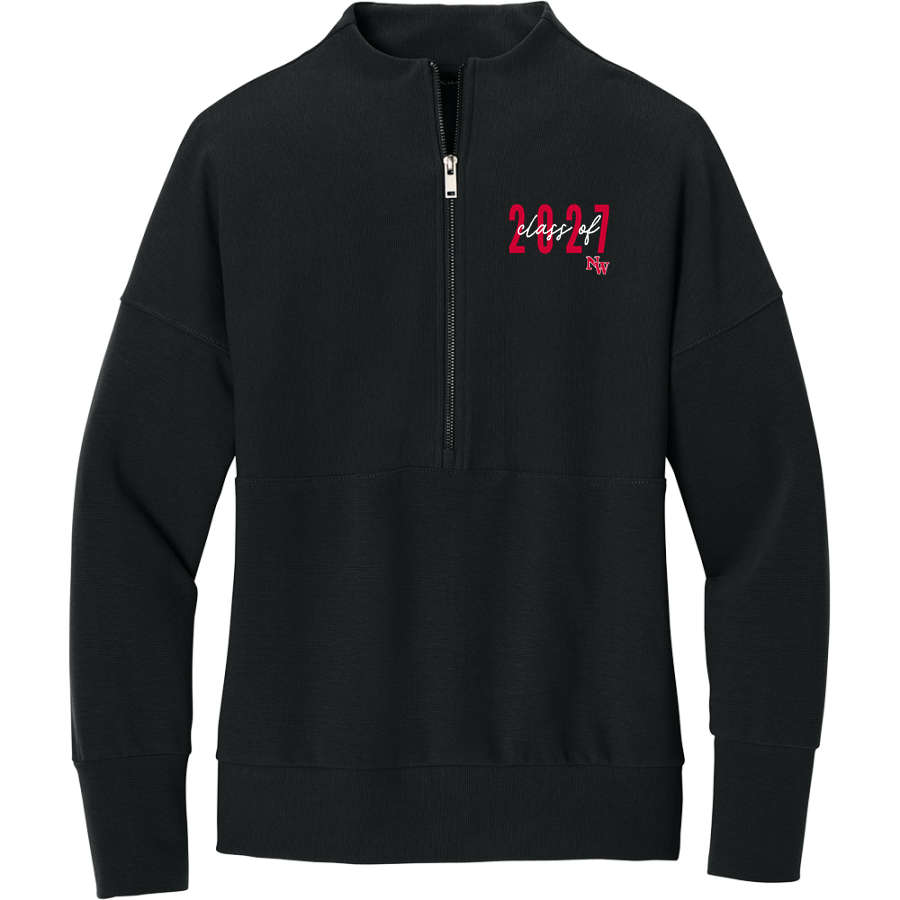 Northwest Mounties <span class="pdp-name-mascot">Northwest Mounties</span> Mercer+Mettle Women's Linear Texture 1/4-Zip