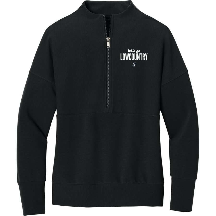 Lowcountry Marlins <span class="pdp-name-mascot">lowcountry Marlins</span> Mercer+Mettle Women's Linear Texture 1/4-Zip