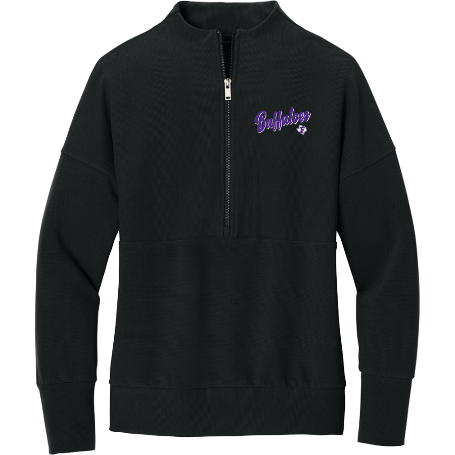 FLORENCE HIGH SCHOOL BUFFALOES <span class="pdp-name-mascot">FLORENCE BUFFALOES</span> Mercer+Mettle Women's Linear Texture 1/4-Zip