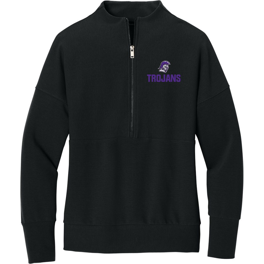 Trevecca University Trojans <span class="pdp-name-mascot">Trevecca University Trojans</span> Mercer+Mettle Women's Linear Texture 1/4-Zip