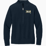 ALPHA OMEGA ACADEMY LIONS <span class="pdp-name-mascot">ALPHA OMEGA ACADEMY LIONS</span> Mercer+Mettle Women's Linear Texture 1/4-Zip Front Thumbnail