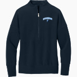Springbrook Blue Devils <span class="pdp-name-mascot">Springbrook Blue Devils</span> Mercer+Mettle Women's Linear Texture 1/4-Zip Front Thumbnail