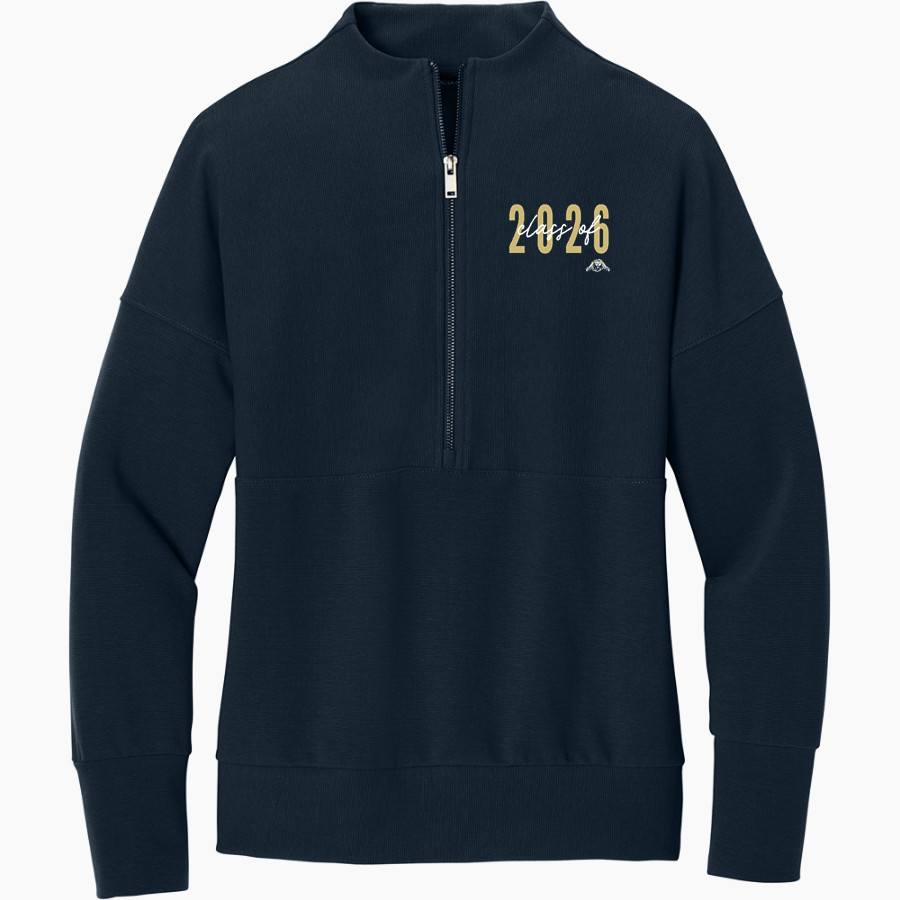 ALPHA OMEGA ACADEMY LIONS <span class="pdp-name-mascot">ALPHA OMEGA ACADEMY LIONS</span> Mercer+Mettle Women's Linear Texture 1/4-Zip