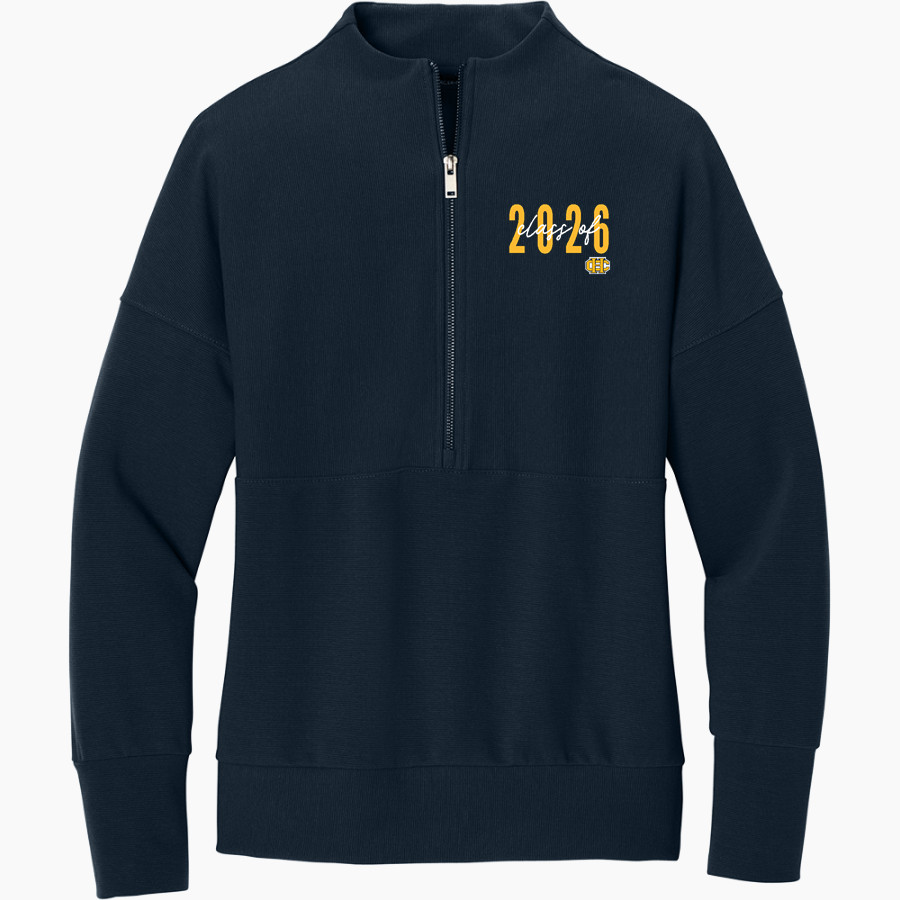Columbia Heights Hylanders <span class="pdp-name-mascot">Columbia Heights Hylanders</span> Mercer+Mettle Women's Linear Texture 1/4-Zip
