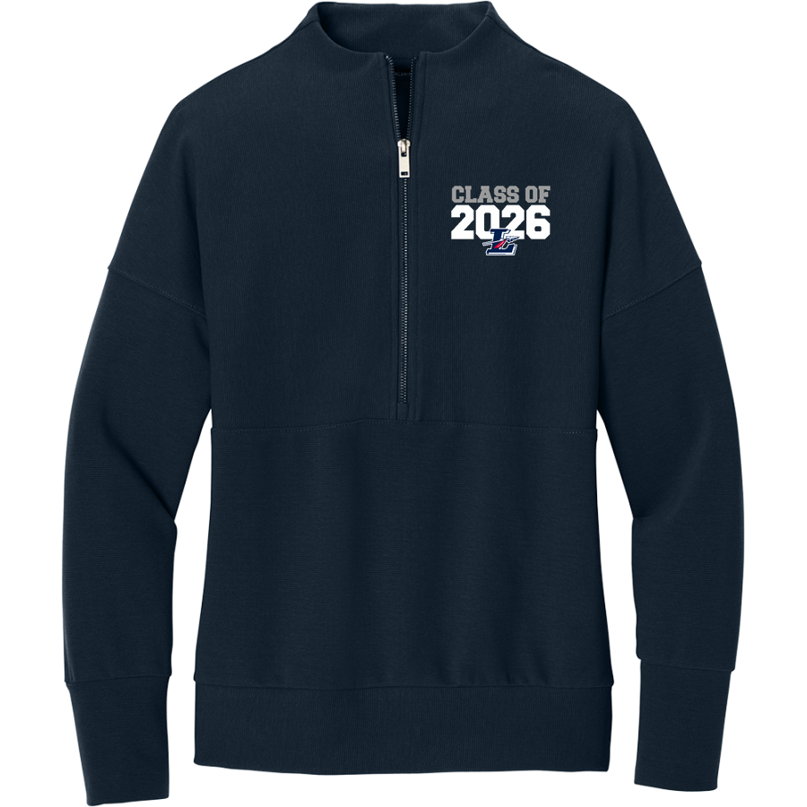 LAKOTA HIGH SCHOOL RAIDERS <span class="pdp-name-mascot">LAKOTA RAIDERS</span> Mercer+Mettle Women's Linear Texture 1/4-Zip