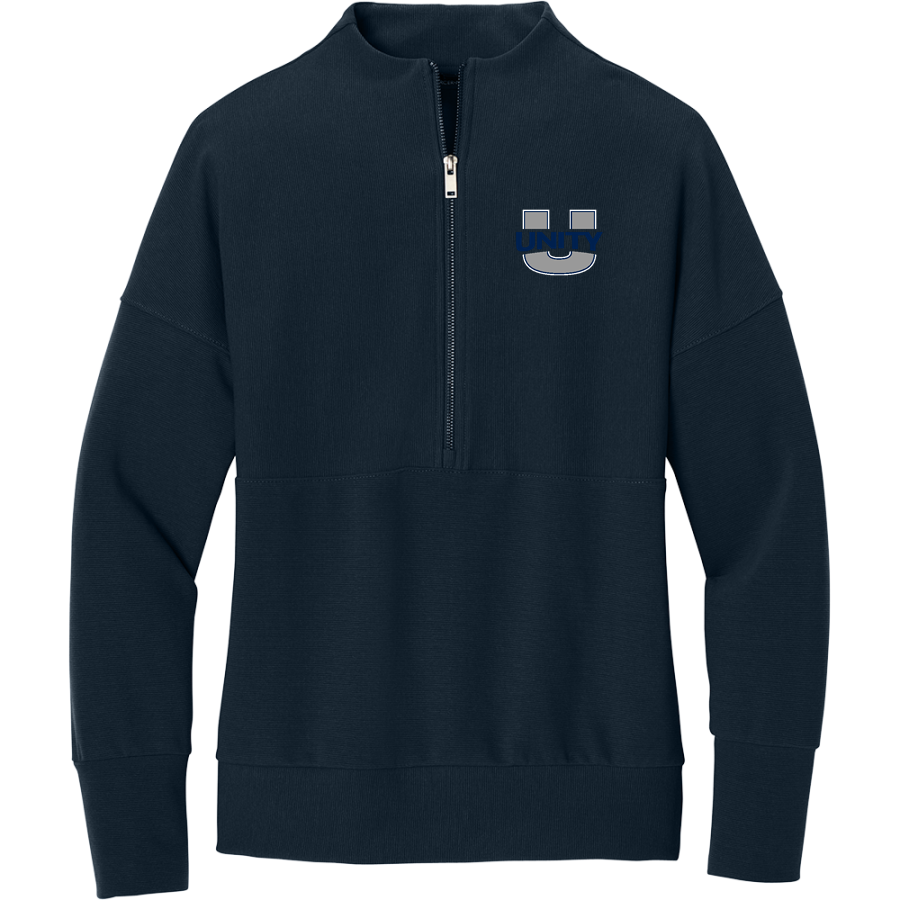 Unity School Mustangs <span class="pdp-name-mascot">Unity School Mustangs</span> Mercer+Mettle Women's Linear Texture 1/4-Zip