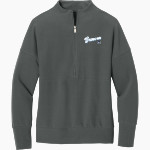 Platte Valley Broncos <span class="pdp-name-mascot">Platte Valley Broncos</span> Mercer+Mettle Women's Linear Texture 1/4-Zip Front Thumbnail