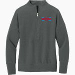 COLLEGE OF ST BENEDICT Bennies <span class="pdp-name-mascot">COLLEGE OF ST BENEDICT</span> Mercer+Mettle Women's Linear Texture 1/4-Zip Front Thumbnail