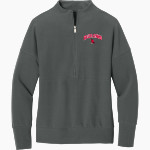 Four Oaks Cardinals Mercer+Mettle Women's Linear Texture 1/4-Zip Front Thumbnail