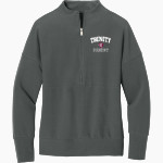 Trinity Warriors <span class="pdp-name-mascot">Trinity Christian Warriors</span> Mercer+Mettle Women's Linear Texture 1/4-Zip Front Thumbnail
