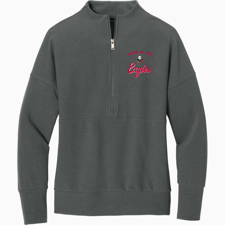 Oswalt Eagles <span class="pdp-name-mascot">Oswalt Academy Eagles</span> Mercer+Mettle Women's Linear Texture 1/4-Zip