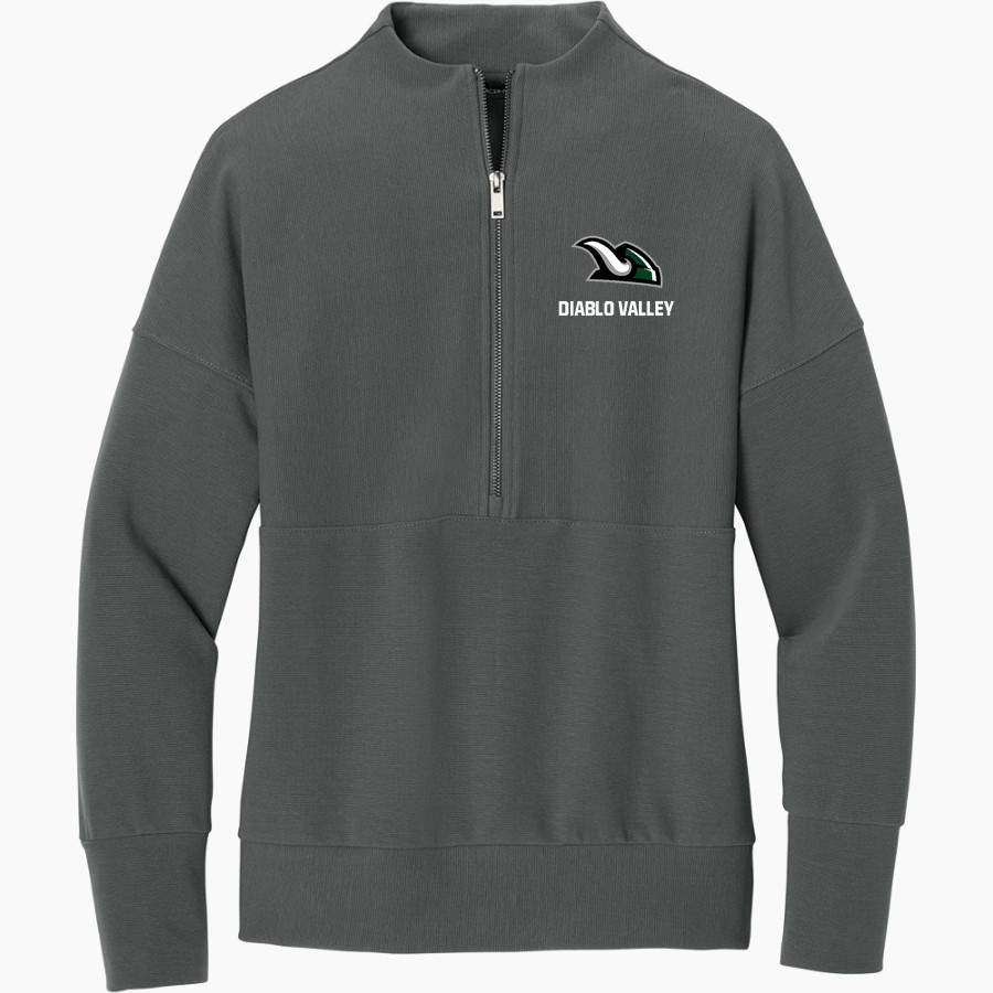 Diablo Valley Vikings <span class="pdp-name-mascot">Diablo Valley Vikings</span> Mercer+Mettle Women's Linear Texture 1/4-Zip