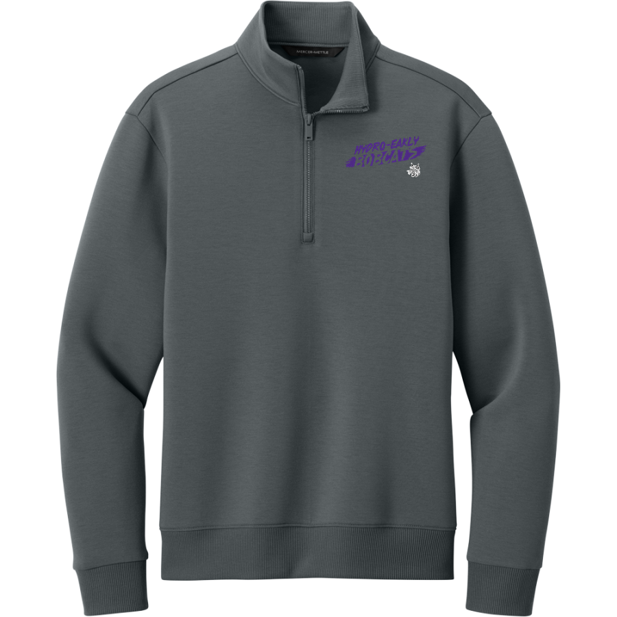 HYDRO-EAKLY HIGH SCHOOL BOBCATS <span class="pdp-name-mascot">HYDRO - EAKLY BOBCATS</span> Mercer+Mettle Men's Soft Spacer 1/4-Zip
