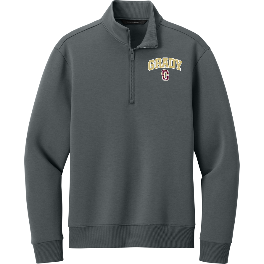 WM E GRADY VOC TECH SCHOOL FALCONS <span class="pdp-name-mascot">GRADY HIGH SCHOOL FALCONS</span> Mercer+Mettle Men's Soft Spacer 1/4-Zip