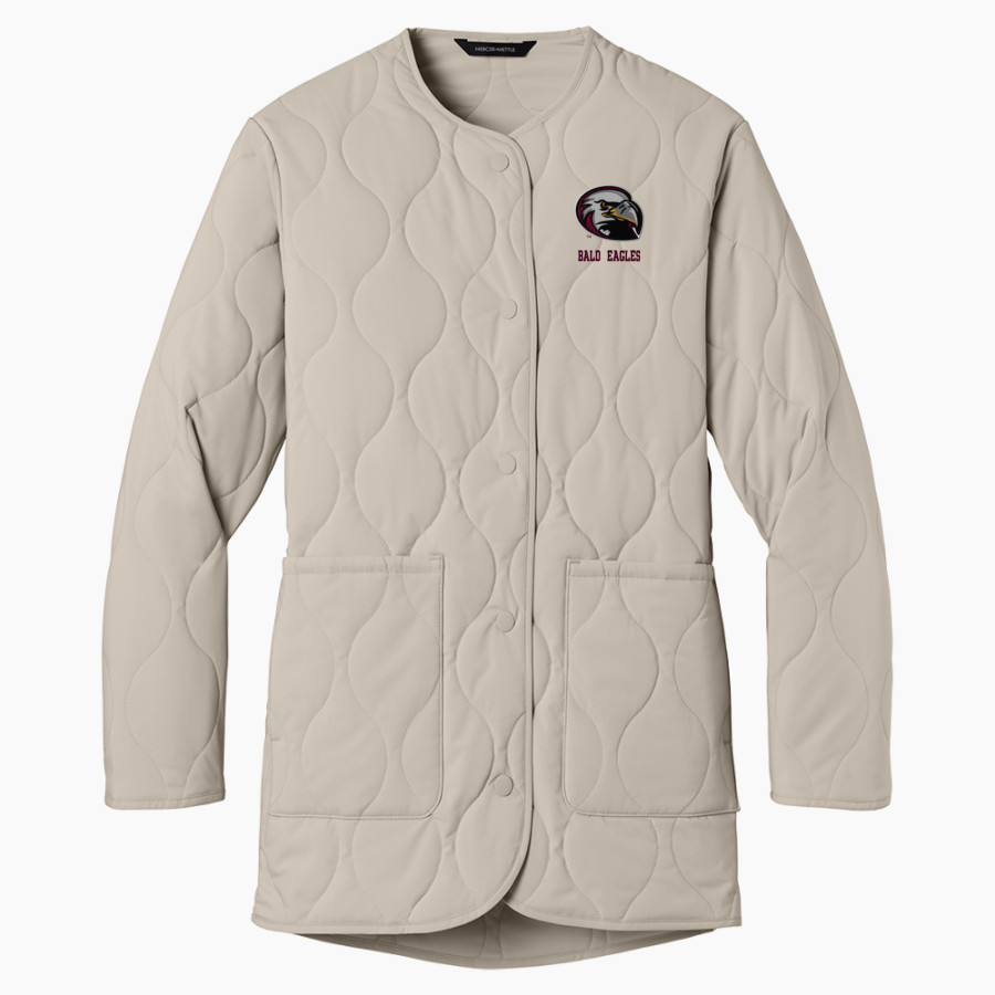 Lock Haven Bald Eagles <span class="pdp-name-mascot">Lock Haven University Bald Eagles</span> Mercer+Mettle Women's Quilted Liner Jacket
