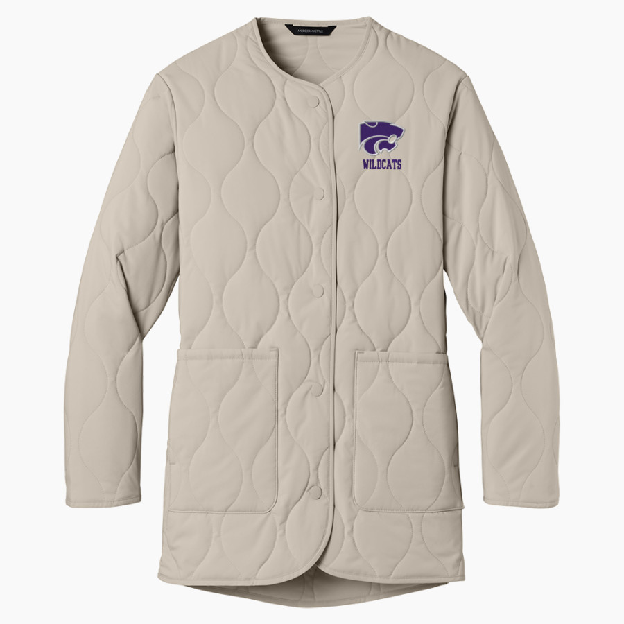 KEYSTONE HIGH SCHOOL Wildcats Online Store <span class="pdp-name-mascot">KEYSTONE WILDCATS</span> Mercer+Mettle Women's Quilted Liner Jacket