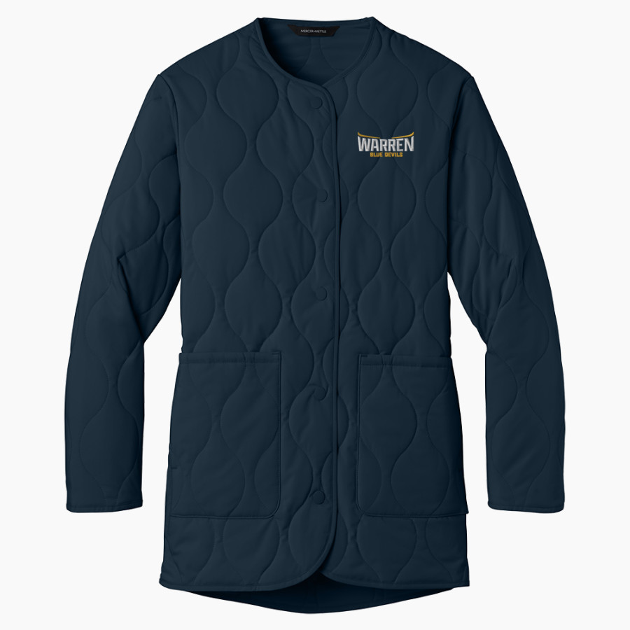 Warren Blue Devils <span class="pdp-name-mascot">Warren Blue Devils</span> Mercer+Mettle Women's Quilted Liner Jacket