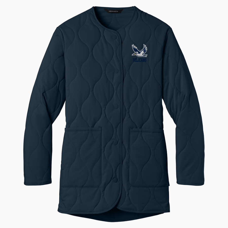 Pelham Pelicans <span class="pdp-name-mascot">Pelham Pelicans</span> Mercer+Mettle Women's Quilted Liner Jacket