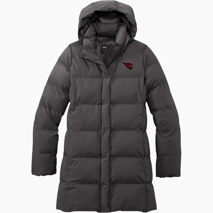 MAYVILLE HIGH SCHOOL CARDINALS Mercer+Mettle Women's Puffy Parka