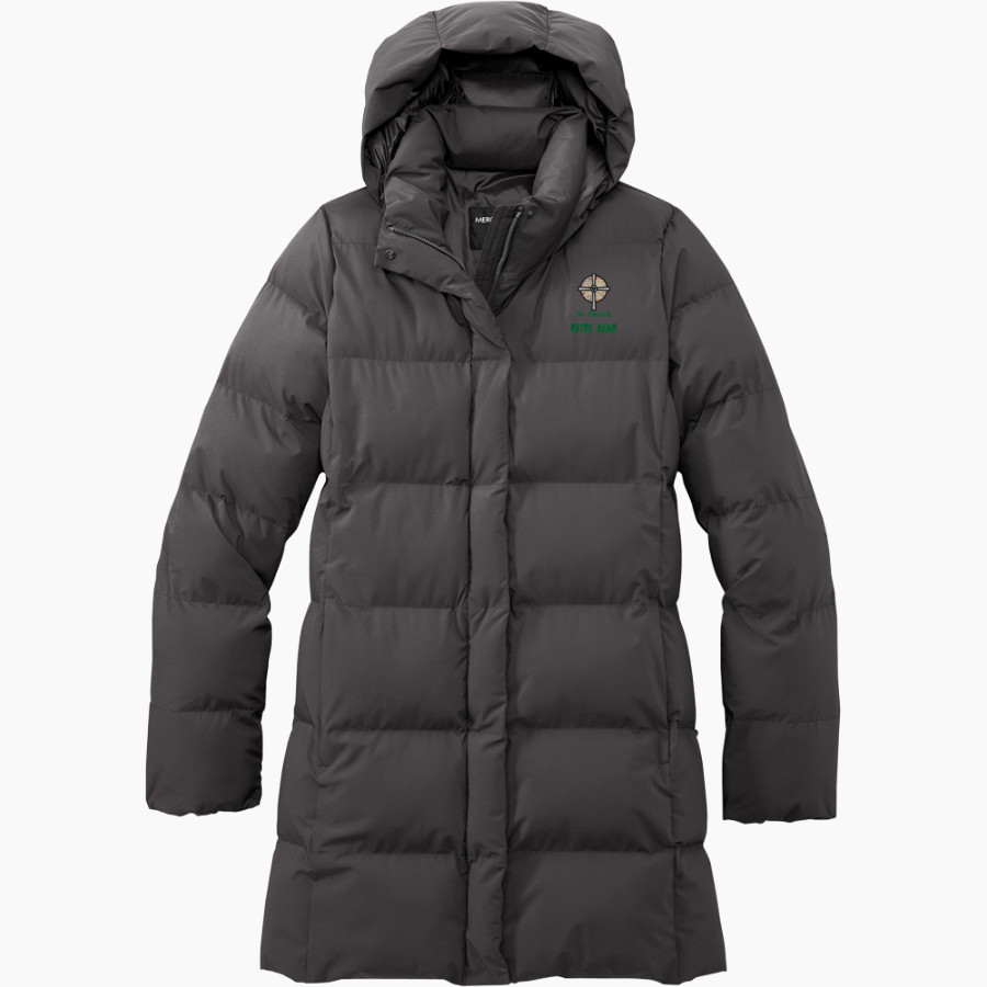 St. Patrick of Heatherdowns Irish <span class="pdp-name-mascot">St. Patrick of Heatherdowns Irish</span> Mercer+Mettle Women's Puffy Parka