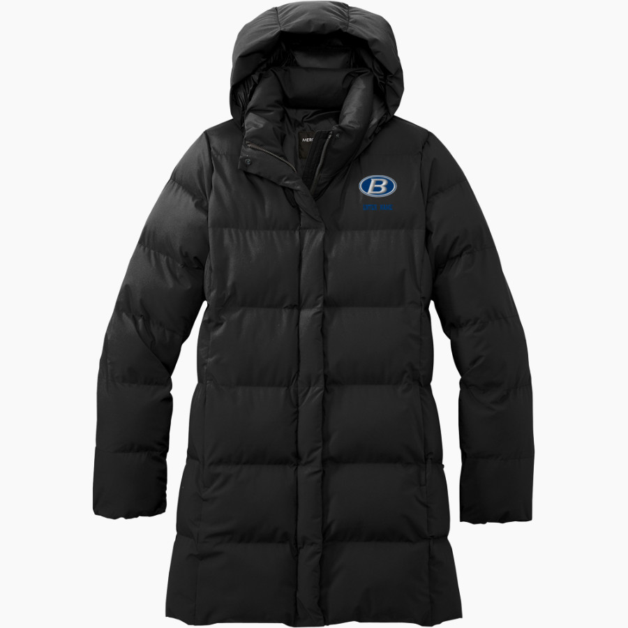 BRUNSWICK ATHLETIC FOUNDATION GO BIG BLUE <span class="pdp-name-mascot">BRUNSWICK BLUE DEVILS</span> Mercer+Mettle Women's Puffy Parka