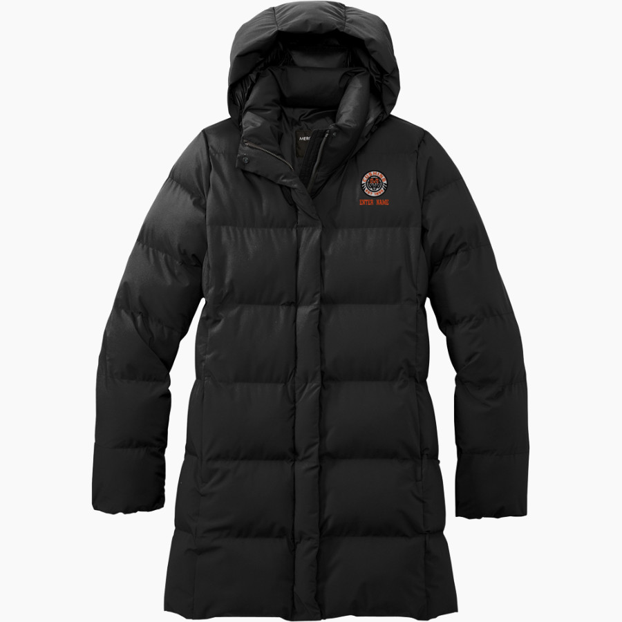 CUSHING HIGH SCHOOL TIGERS Mercer+Mettle Women's Puffy Parka