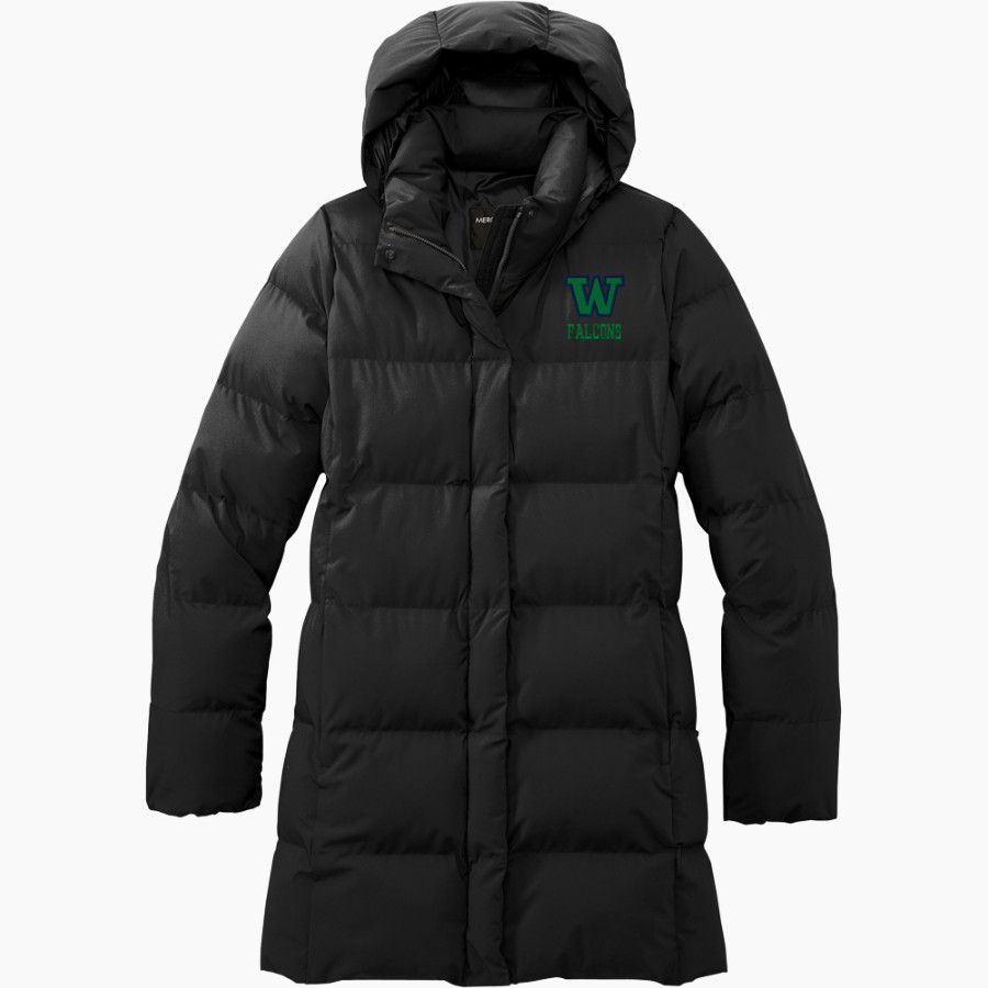 WOODINVILLE HIGH SCHOOL FALCONS <span class="pdp-name-mascot">WOODINVILLE FALCONS</span> Mercer+Mettle Women's Puffy Parka