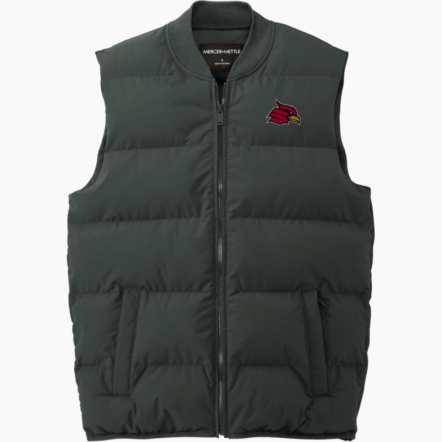 Wheeling University Cardinals Online Store <span class="pdp-name-mascot">Wheeling University Cardinals</span> Mercer+Mettle Men's Puffy Vest