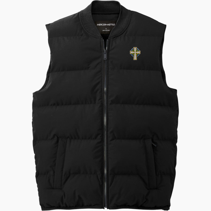 PRINCE OF PEACE IRISH <span class="pdp-name-mascot">PRINCE OF PEACE PREP IRISH</span> Mercer+Mettle Men's Puffy Vest