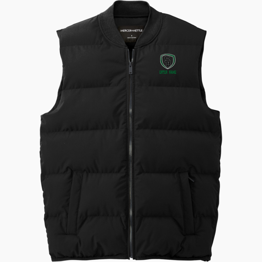 ST BERNARD'S ACADEMY CRUSADERS <span class="pdp-name-mascot">ST BERNARD'S CATHOLIC CRUSADERS</span> Mercer+Mettle Men's Puffy Vest