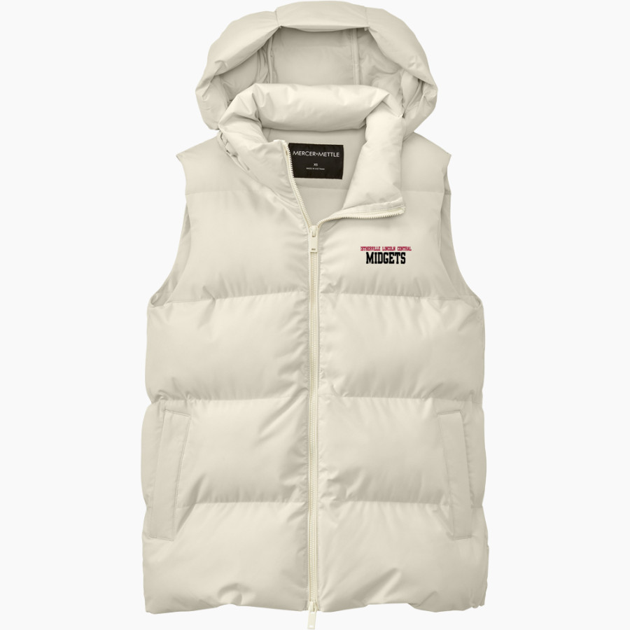 ESTHERVILLE LINCOLN CENTRAL HIGH SHOOL MIDGETS <span class="pdp-name-mascot">ESTHERVILLE LINCOLN CENTRAL MIDGETS</span> Mercer+Mettle Women's Puffy Vest