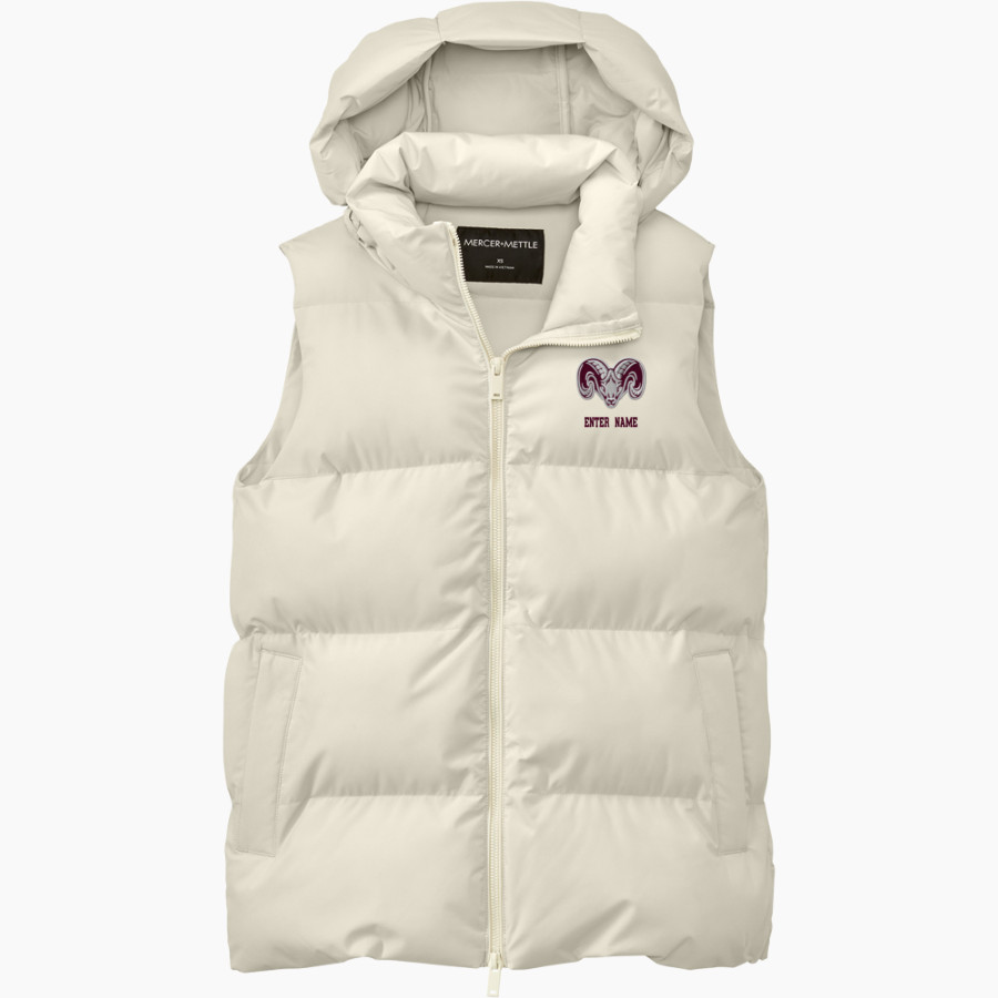 GORHAM HIGH SCHOOL RAMS <span class="pdp-name-mascot">GORHAM RAMS</span> Mercer+Mettle Women's Puffy Vest